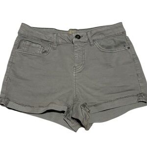 True Craft Olive Green Raw Hem Shorts Size 7 Short